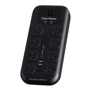 CyberPower 8-Port Surge Protector with 2 USB Charging Ports