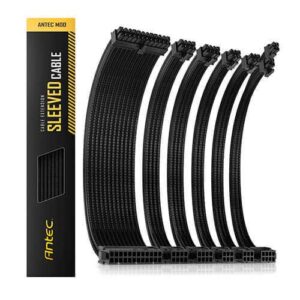 Antec Power Supply Sleeved Extension Cable Kit Black