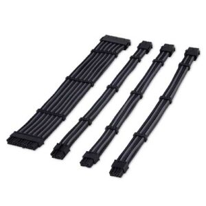 Tecware Flex Sleeved Extension Cable Kit Black & Grey